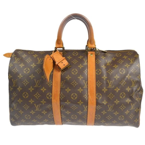 00035350# Authentic Louis Vuitton Travel Bag Keepall 50 Monogram - Picture 1 of 9